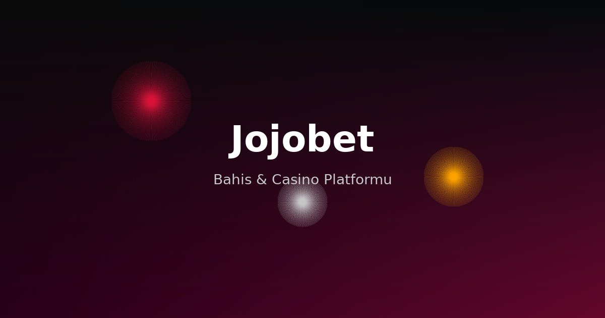 Jojobet